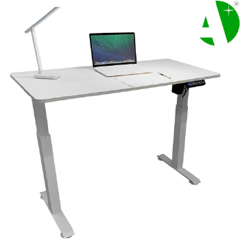 AS-A2043WHE-1206 Source Factory Adjustable White Gaming Desk for Ultimate Comfort and Style