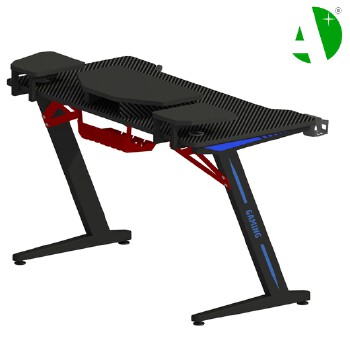 AS-A2020R-1407 Factory Direct Ergonomic Adjustable Standing Desk with Laptop Stand for Home Office