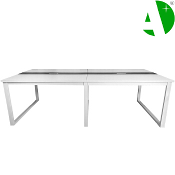 AS-A2654M-2412 Stable Supply Sleek Minimalist Office Desk for Small Spaces and Home Use