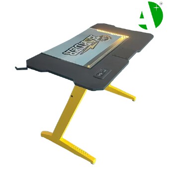 AS-A2008R-1206 High-Quality Cheap Stylish Gaming Desk with Cable Management and RGB Lighting