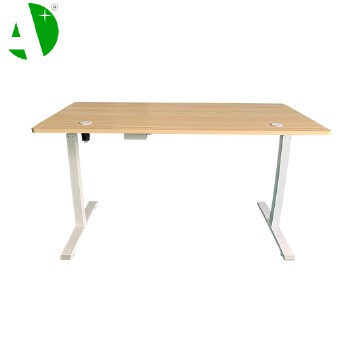 AS-A2040WHE-1406 (Panel Oak)Source Factory Ergonomic Modern Office Desk with Storage and Cable Management