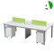 AS-A2653-2412 High Quality Modern Office Desk for Corporate Staff with Ergonomic Design