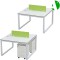 AS-A2654-1212 Stable Supply Modern Ergonomic Office Desk with Spacious Work Surface