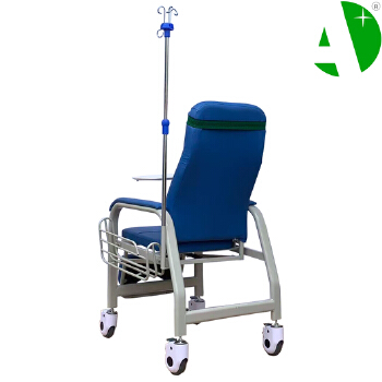 as-D4002 Hospital Infusion Chair Foshan Furniture with Five-Inch Brake Wheels