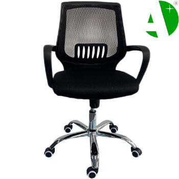 AS-B2839 Comfortable Budget Stylish Revolving Visitor Chair with Breathable Mesh Design