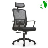 AS-C2782 Mesh Wooden Conference Plastic Nylon Swivel Home Chair Office Furniture