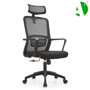 AS-C2782 Mesh Wooden Conference Plastic Nylon Swivel Home Chair Office Furniture