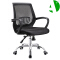 AS-B2839 Comfortable Budget Stylish Revolving Visitor Chair with Breathable Mesh Design