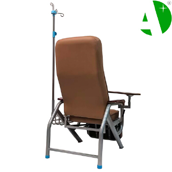 AS-D4003 Hospital Infusion Chair Foshan Furniture with Five-Inch Brake Wheels