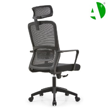 AS-C2782 Mesh Wooden Conference Plastic Nylon Swivel Home Chair Office Furniture