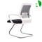 AS-D2839WH Comfortable Budget Premium Conference Chair with Breathable Mesh and Cushioned Seat