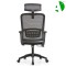AS-C2782 Mesh Wooden Conference Plastic Nylon Swivel Home Chair Office Furniture