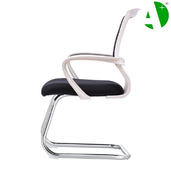 AS-D2839WH Comfortable Budget Premium Conference Chair with Breathable Mesh and Cushioned Seat