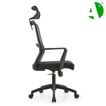 AS-C2782 Mesh Wooden Conference Plastic Nylon Swivel Home Chair Office Furniture