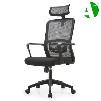 AS-C2782 Mesh Wooden Conference Plastic Nylon Swivel Home Chair Office Furniture