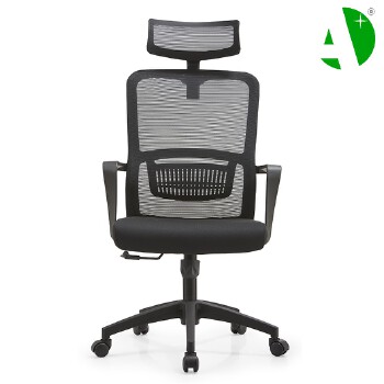 AS-C2782 Mesh Wooden Conference Plastic Nylon Swivel Home Chair Office Furniture