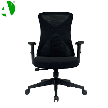 AS-B2707M Foshan Factory Ergonomic Black Nylon High Back Mesh Office Chair