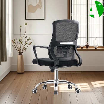 AS-B2843 Factory Fast Production Stylish Ergonomic Plastic Chair for Office and Living Spaces