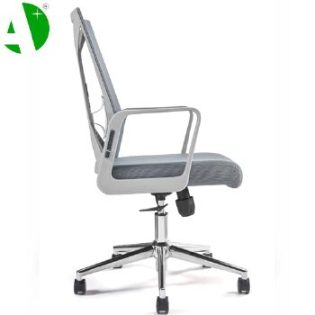 AS-B2101GY Factory Price Computer Parts Plastic Folding Adjustable Home Modern Furniture Office Chair