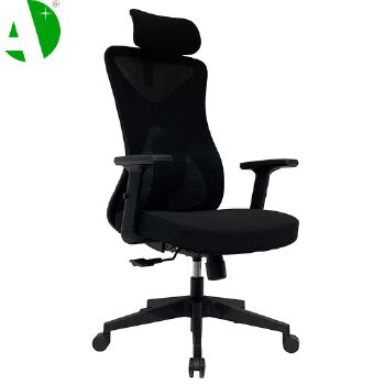 AS-C2707M Foshan Factory Ergonomic Black Nylon High Back Mesh Office Chair