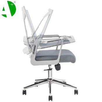 AS-B2101GY Factory Price Computer Parts Plastic Folding Adjustable Home Modern Furniture Office Chair