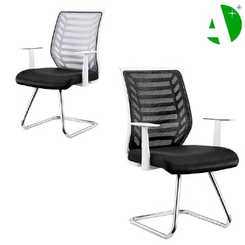 AS-D2850WH Comfortable Budget Premium Executive Office Chair for Conference Rooms and Meetings