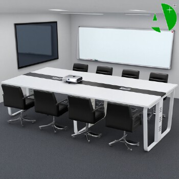 AS-A2652M-2412 Modern Ergonomic Office Desk Table Guangzhou Foshan Furniture for Home and Workspaces