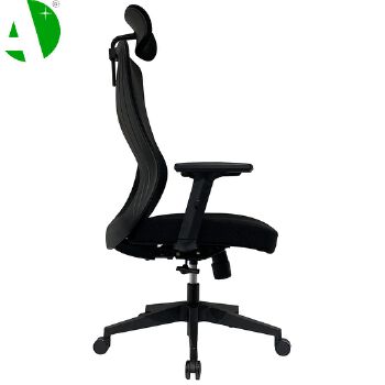 AS-C2707M Foshan Factory Ergonomic Black Nylon High Back Mesh Office Chair