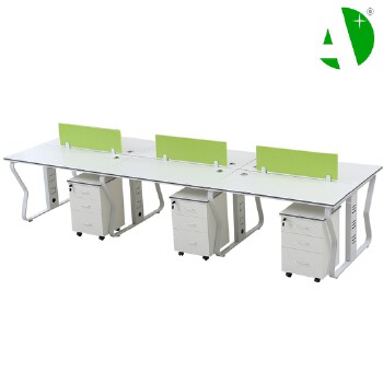AS-A2657-3612 Stylish Adjustable Employee Office Desk Guangzhou Foshan Furniture