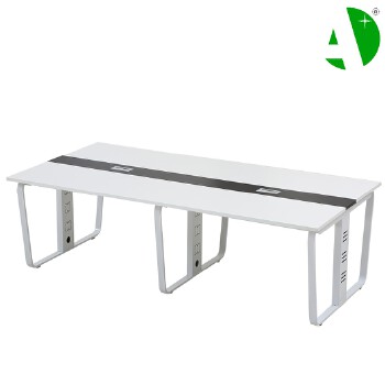 AS-A2652M-2412 Modern Ergonomic Office Desk Table Guangzhou Foshan Furniture for Home and Workspaces
