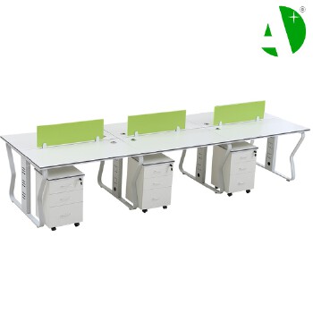 AS-A2657-3612 Stylish Adjustable Employee Office Desk Guangzhou Foshan Furniture