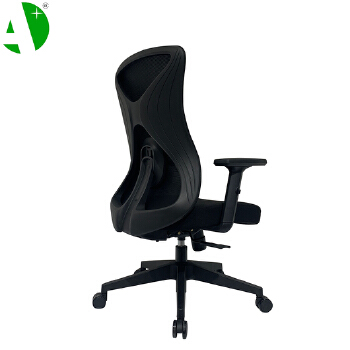 AS-B2707M Foshan Factory Ergonomic Black Nylon High Back Mesh Office Chair
