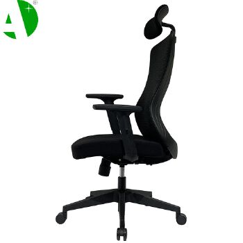 AS-C2707M Foshan Factory Ergonomic Black Nylon High Back Mesh Office Chair