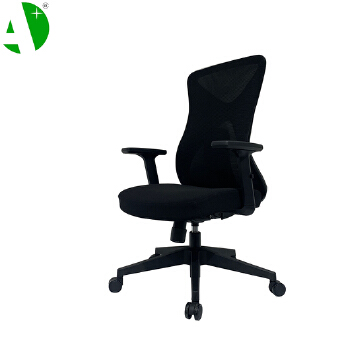 AS-B2707M Foshan Factory Ergonomic Black Nylon High Back Mesh Office Chair