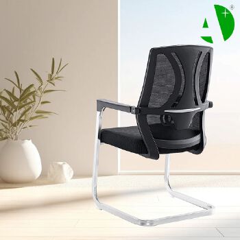 AS-D2847 Stylish Mesh Visitor Office Chair for Executives - Adjustable and Durable