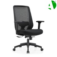 AS-B2783 Stable Supply Stylish Stainless Steel Staff Chair for Office Comfort and Support