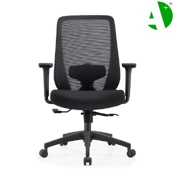AS-B2783 Stable Supply Stylish Stainless Steel Staff Chair for Office Comfort and Support