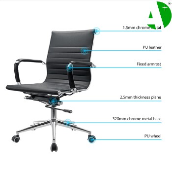 AS-B2880B Flexible Wholesale Quantity Modern Office Chair with Stylish Design and Breathable Fabric