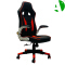 AS-C2402 Factory Price Sleek Red and Black Leather Gaming Chair for Modern Spaces