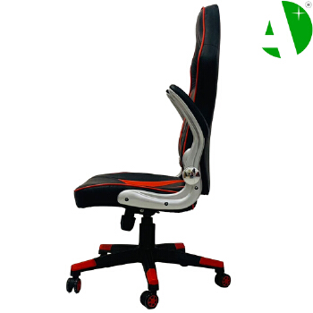 AS-C2402 Factory Price Sleek Red and Black Leather Gaming Chair for Modern Spaces