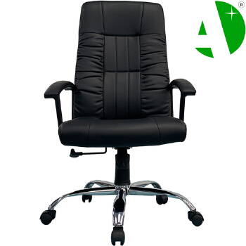 AS-B2892C Foshan Factory Ergonomic Black High Back Leather Office Chair for Comfort