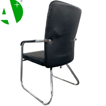 AS-D2864 Foshan Factory Leather Black High Back Conference Massage Computer Gaming Metal Fixed Home Furniture Office Chair