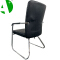 AS-D2864 Foshan Factory Leather Black High Back Conference Massage Computer Gaming Metal Fixed Home Furniture Office Chair