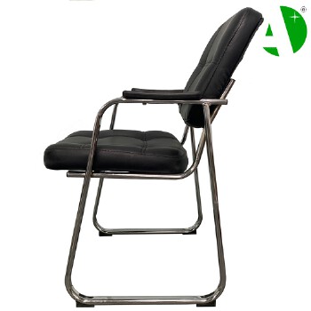 AS-D2867 Foshan Factory Visitor Black Leather Gaming Conference Wooden Home Chair Modern Office Furniture