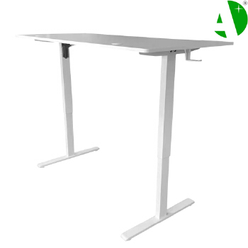 AS-A2064WHE-1607Height Adjustable Standing Desk Wooden Computer Table Office Workstation