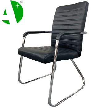 AS-D2864 Foshan Factory Leather Black High Back Conference Massage Computer Gaming Metal Fixed Home Furniture Office Chair