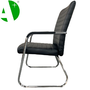AS-D2864 Foshan Factory Leather Black High Back Conference Massage Computer Gaming Metal Fixed Home Furniture Office Chair