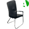 AS-D2864 Foshan Factory Leather Black High Back Conference Massage Computer Gaming Metal Fixed Home Furniture Office Chair