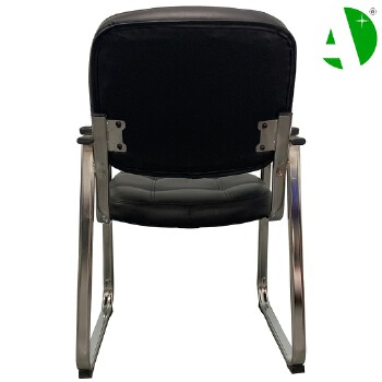 AS-D2867 Foshan Factory Visitor Black Leather Gaming Conference Wooden Home Chair Modern Office Furniture