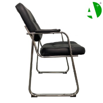 AS-D2867 Foshan Factory Visitor Black Leather Gaming Conference Wooden Home Chair Modern Office Furniture